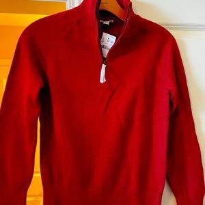 J crew Boys' cotton-cashmere half-zip sweater
